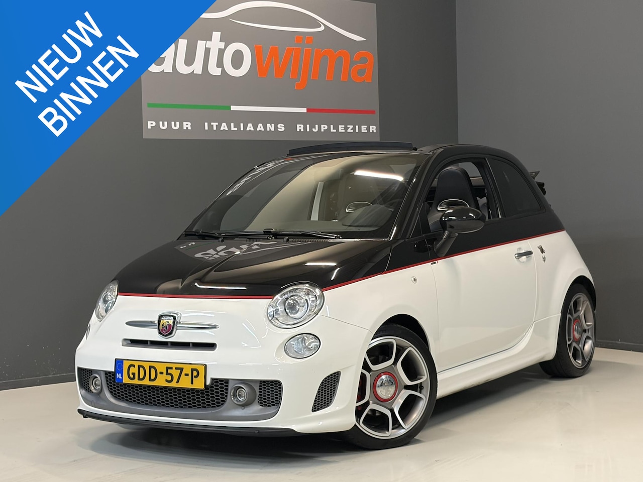 Abarth 595 - 1.4 T-Jet 160pk 595C Turismo Xenon, Interscope HiFi - AutoWereld.nl