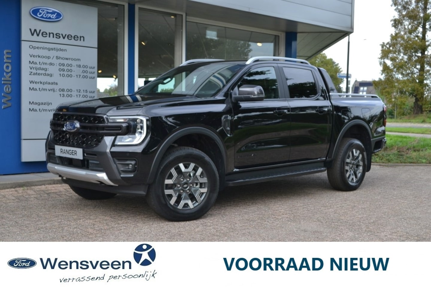 Ford Ranger - Double Cab 2.3 PHEV 279pk Aut. Wildtrak | VOORRAAD NIEUW, trekhaak, roller top - AutoWereld.nl