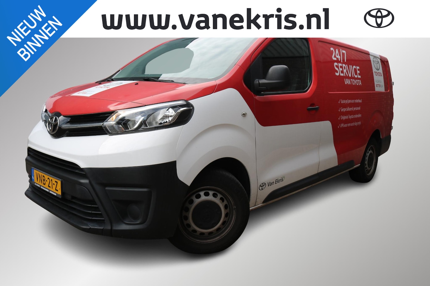 Toyota PROACE Long Worker - 2.0 D-4D Live Trekhaak, apple android auto, parkeer sensoren - AutoWereld.nl