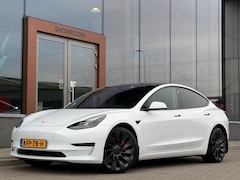 Tesla Model 3 - Long Range AWD Dual Motor 75 kWh | ACC | Panoramadak | Stoelverwarming V+A | Leder | 20 In