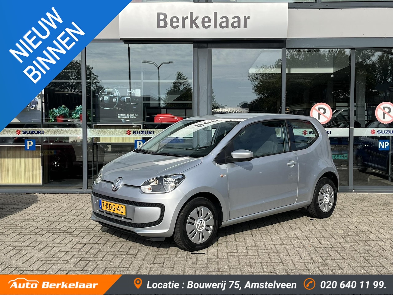 Volkswagen Up! - 1.0 move up! Automaat | Navigatie | Airconditioning | Trekhaak t.b.v. Fietsendrager | - AutoWereld.nl