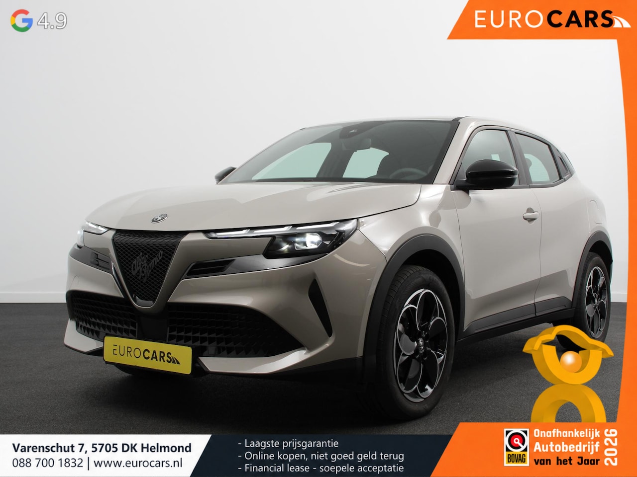 Alfa Romeo Junior - Elettrica Automaat 156PK Adaptieve Cruise Control Full Led Matrix Parkeer sensoren Navigat - AutoWereld.nl