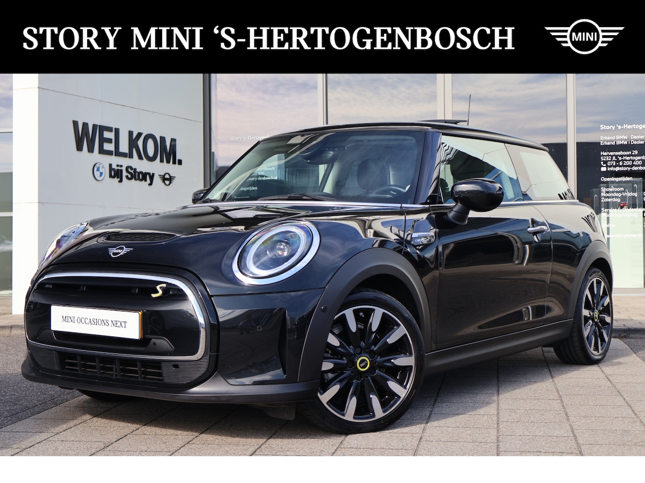 MINI Electric - Camden Classic / Panoramadak / Sportstoelen / Comfort Access / Harman Kardon / 17" Roulett - AutoWereld.nl