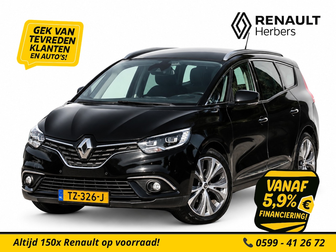 Renault Grand Scénic - 1.3 TCe Intens 7p. NAVI / CRUISE / CAMERA / CLIMATE - AutoWereld.nl