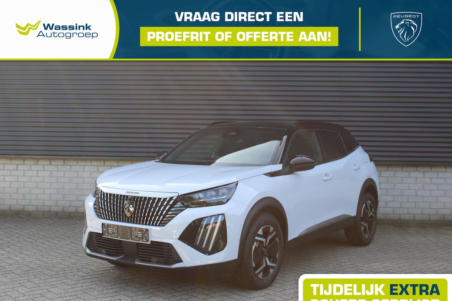 Peugeot 2008 - 1.2 Hybrid 145pk e-DCS6 GT VOORRAAD VOORDEEL | Navigatie | Parkeercamera | Parkeersensoren - AutoWereld.nl