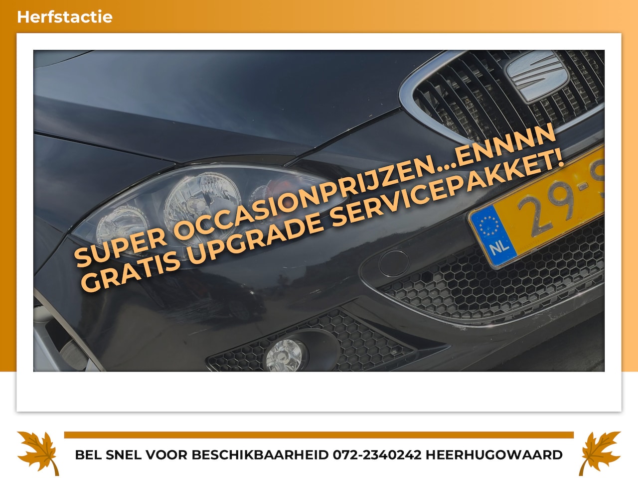 SEAT Leon - 2.0 FSI Stylance- Black Magic Pearlescent - Clima/Cruise/Lichtmetaal - Sportief & Compleet - AutoWereld.nl