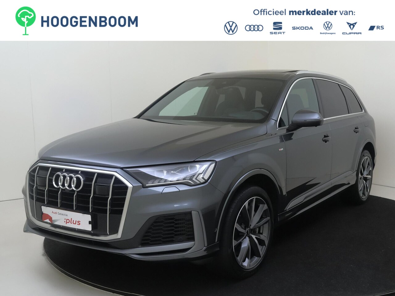 Audi Q7 - 55 TFSI e quattro Pro Line S Competition | SoH 88% | Panoramadak | Lederen bekleding ‘Valc - AutoWereld.nl