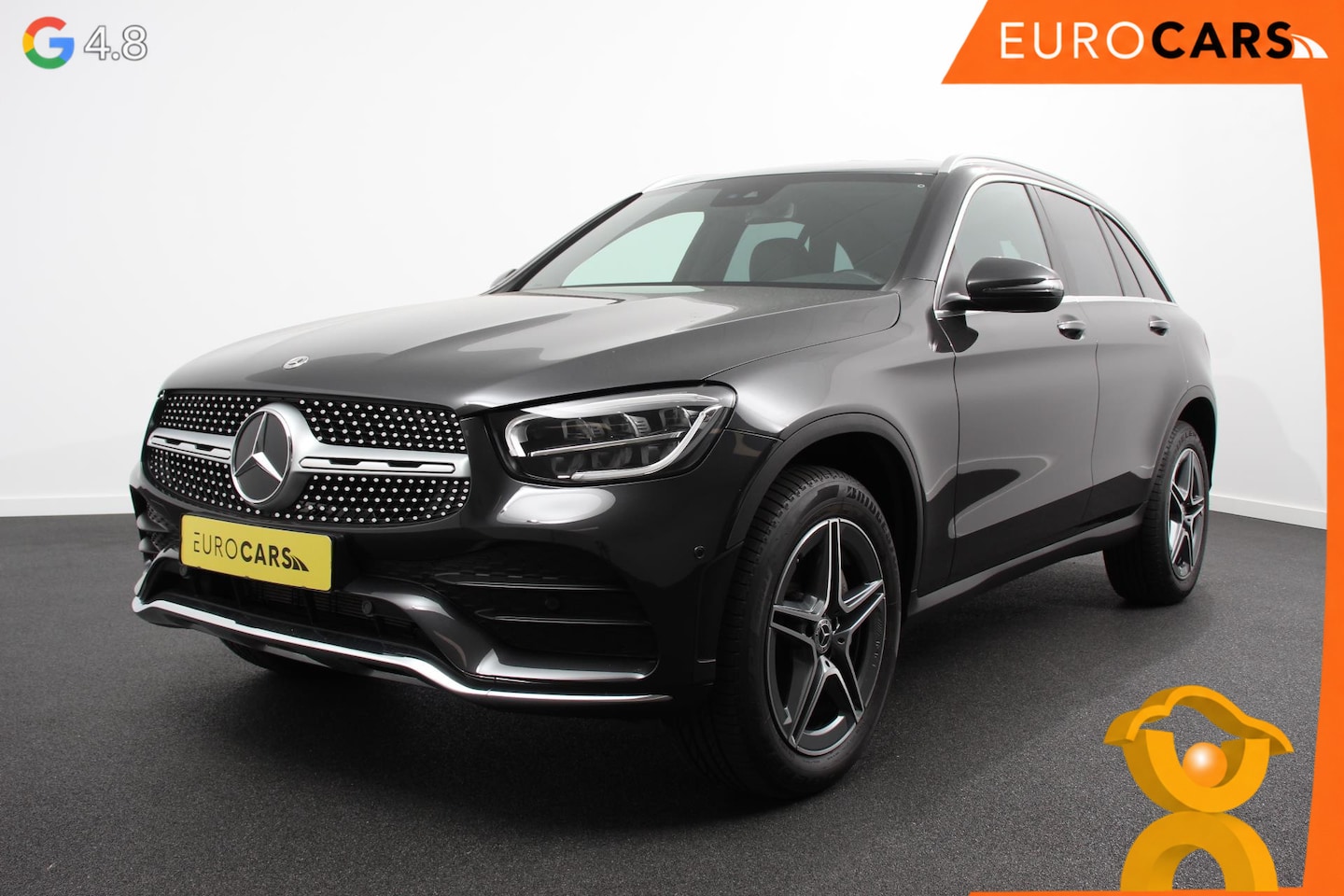 Mercedes-Benz GLC-klasse - 300e 4MATIC AMG PHEV Navigatie Half leder Sportstoelen Camera Dab Led Elektrisch bedienbar - AutoWereld.nl