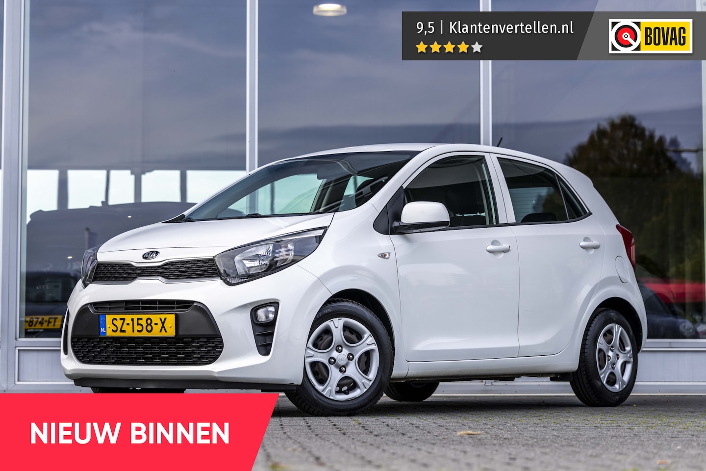 Kia Picanto - 1.0 CVVT EconomyPlusLine | NL auto | Elek. ramen - AutoWereld.nl