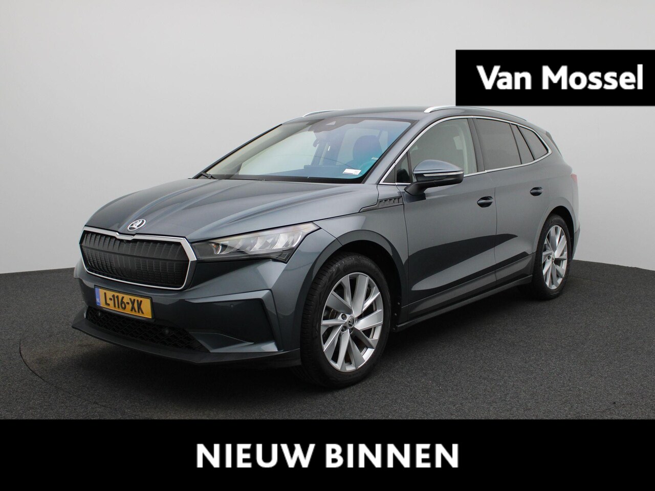 Skoda Enyaq iV - 60 | STUURVERWARMING | STOELVERWARMING | ACHTERUITRIJCAMERA | NAVIGATIE | APPLE CARPLAY - - AutoWereld.nl
