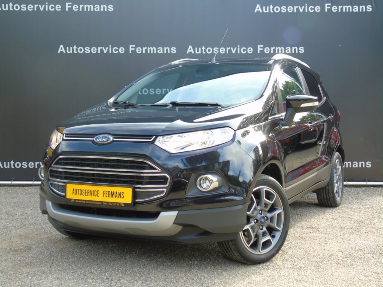 Ford EcoSport - 1.0 Ecoboost titanium - 2017 - 64DKM - Navi - Camera - Leder - AutoWereld.nl