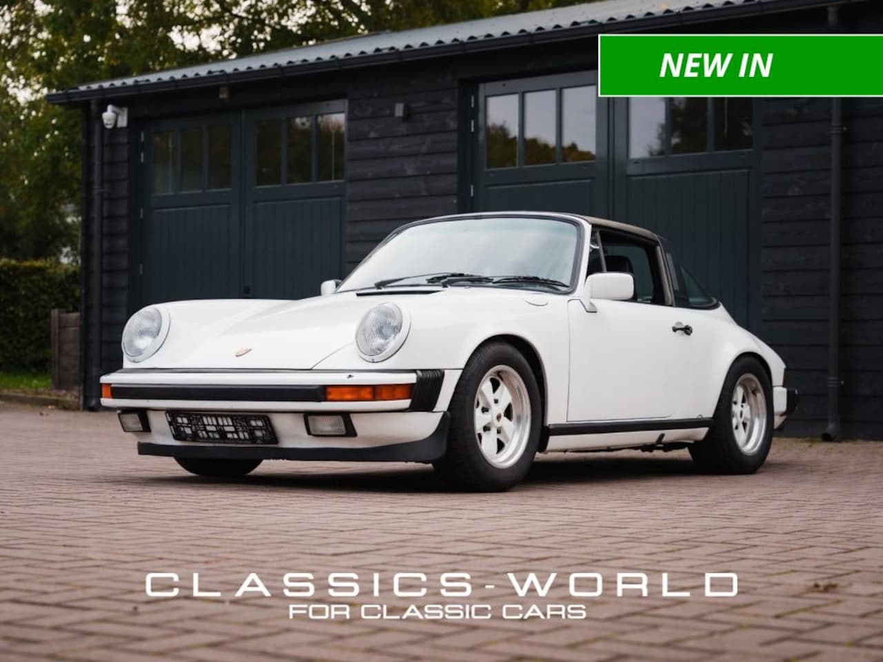 Porsche 911 Targa - 3.2 Carrera Targa – Grand Prix White – 915 Manual – Factory Short Shifter - AutoWereld.nl
