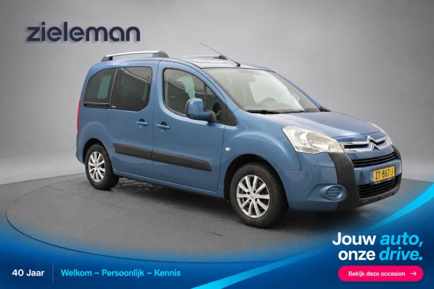 Citroën Berlingo - 1.6 VTi 120 Multispace - Panorama, Airco, Trekhaak, Nieuwe APK! - AutoWereld.nl