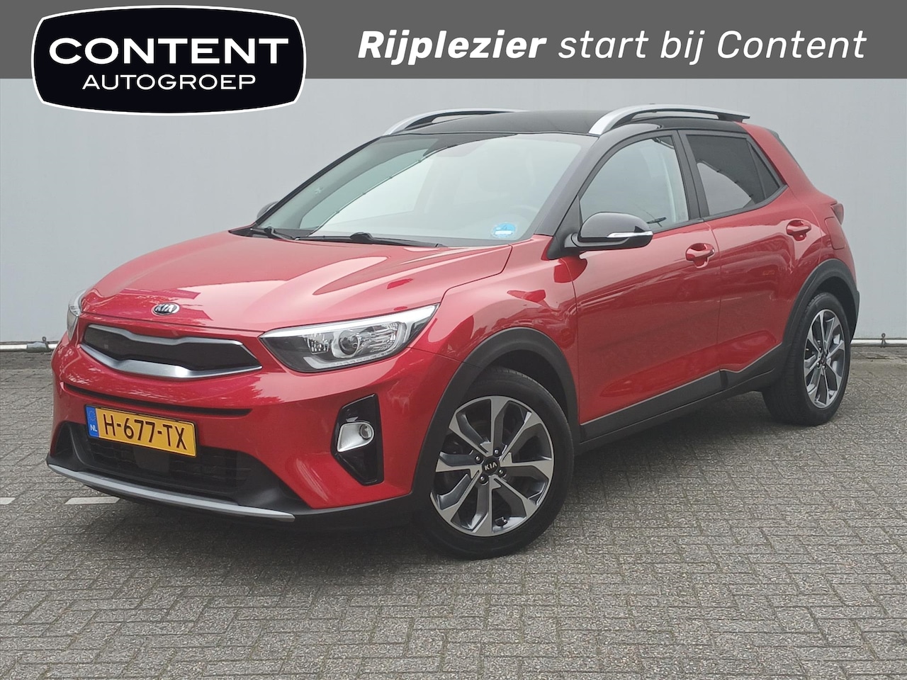 Kia Stonic - 1.0 T-GDi 100pk DynamicPlusLine / Clima / Cruise / Camera - AutoWereld.nl