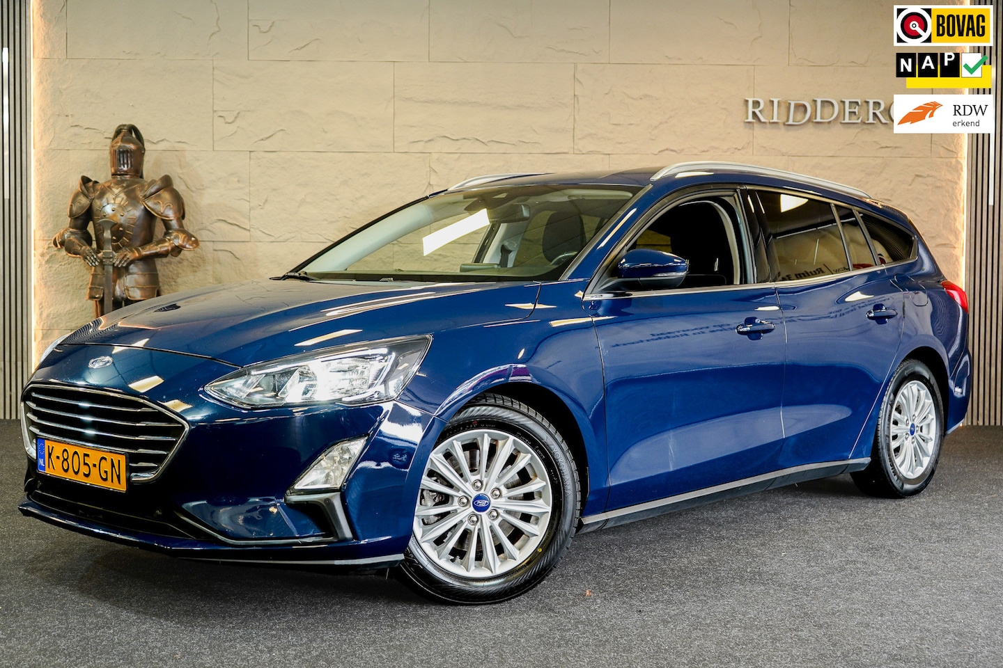 Ford Focus Wagon - 1.0 EcoBoost Hybrid Titanium X Business|GARANTIE|TREKHAAK|NAP|CRUISE|NAVI| - AutoWereld.nl