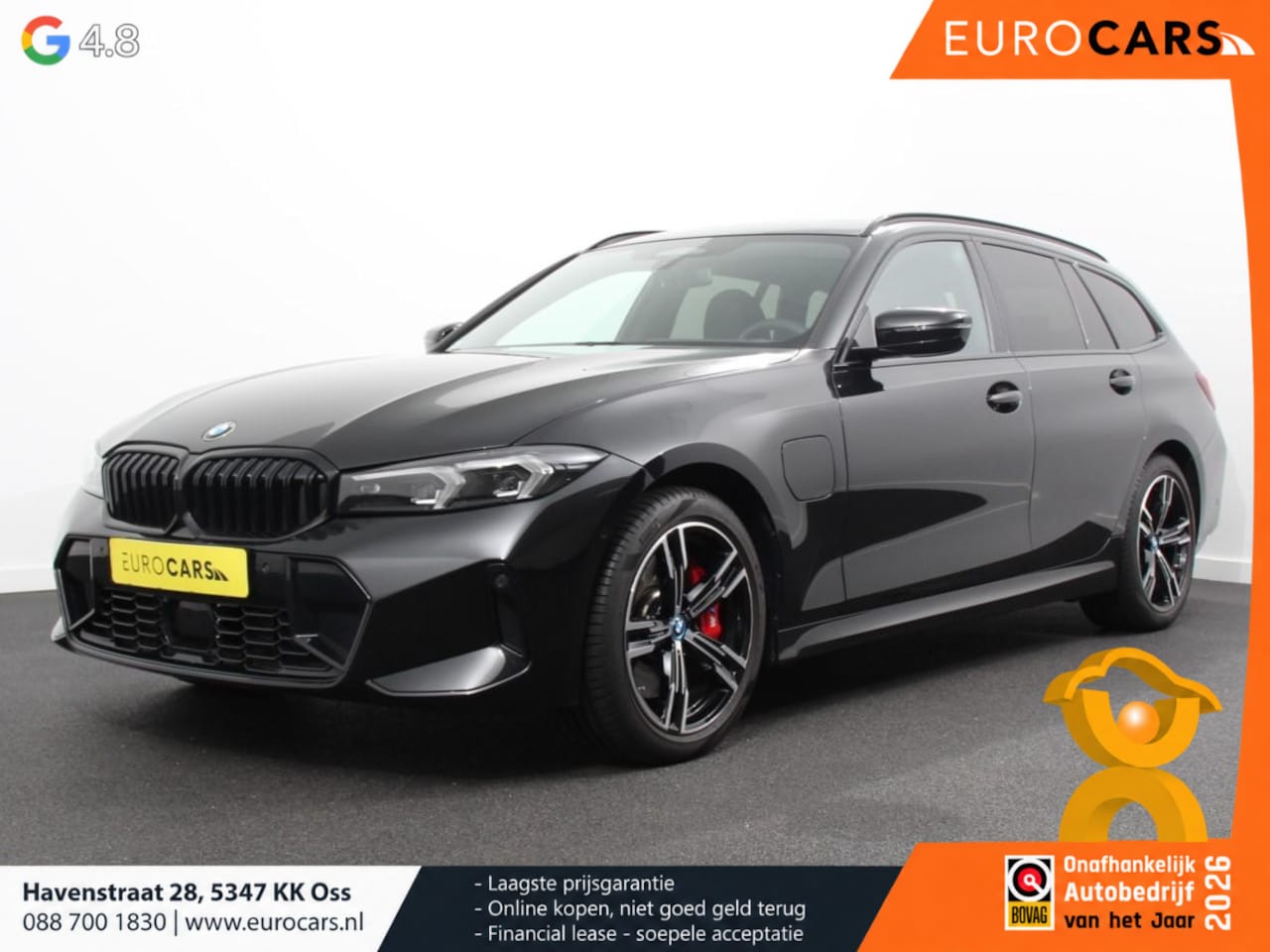 BMW 3-serie Touring - 330e M-Sport PHEV Digitale Cockpit Climate control Stoel verwarming LED Sfeer verlichting - AutoWereld.nl