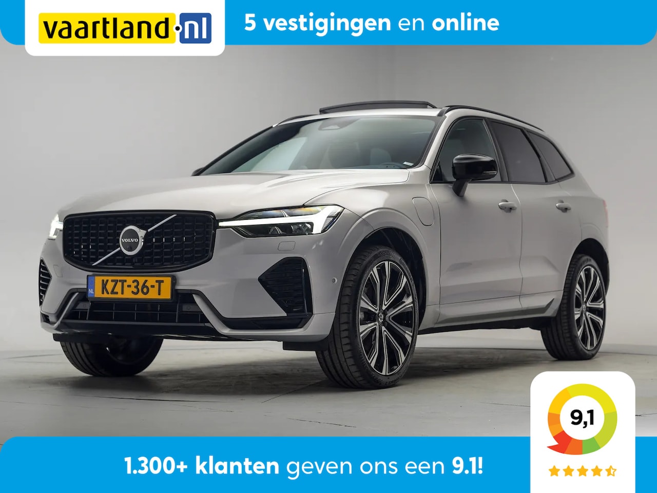 Volvo XC60 - 2.0 T8 AWD Recharge R-design Ultimate Ultra [ SoH 96,9% | Panorama B&W HUD Leder ] - AutoWereld.nl