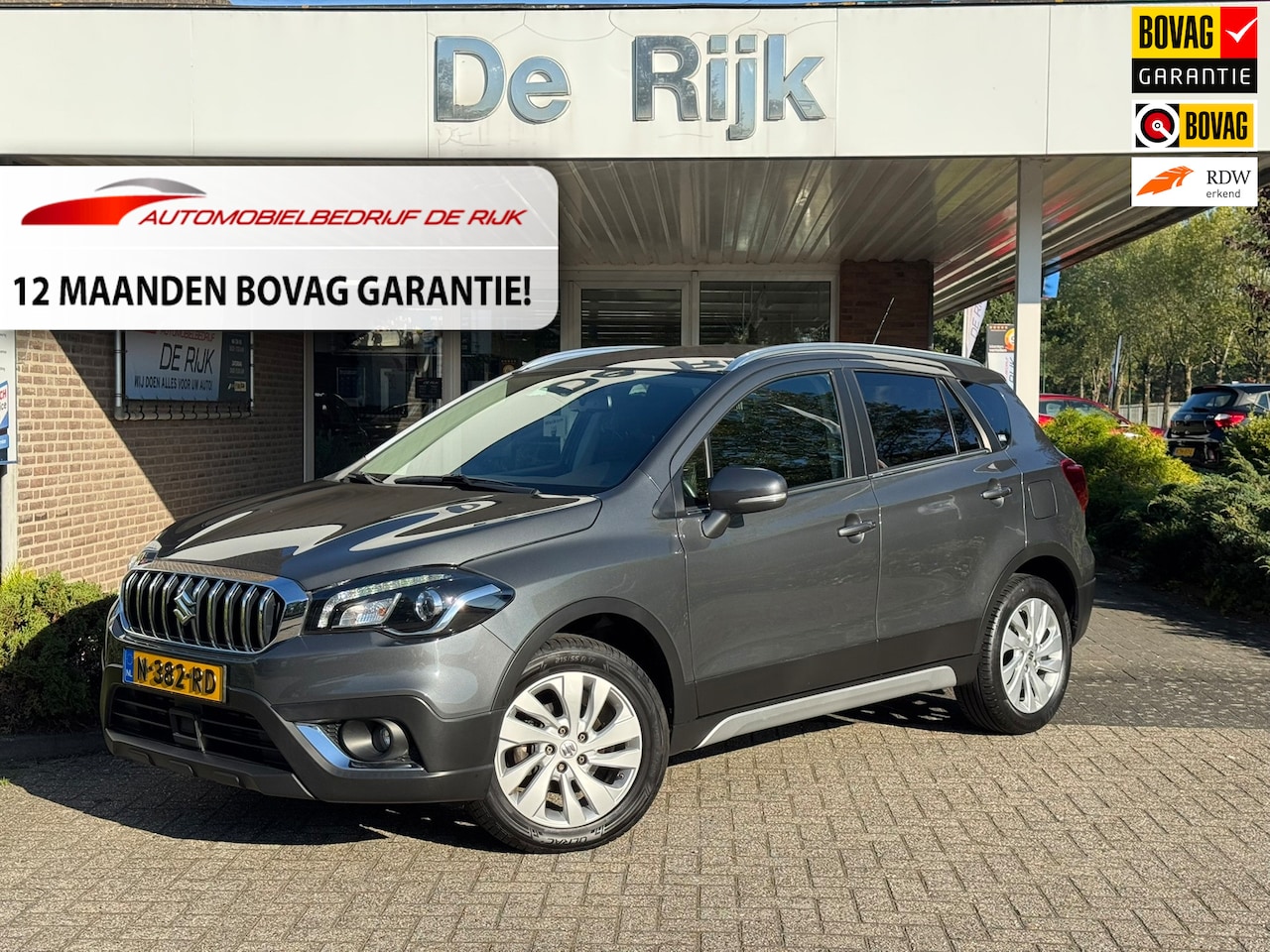 Suzuki S-Cross - 1.4 Boosterjet Select Smart Hybrid | Navi, Camera, Stoelverw., Android Auto, ACC, Trekhaak - AutoWereld.nl