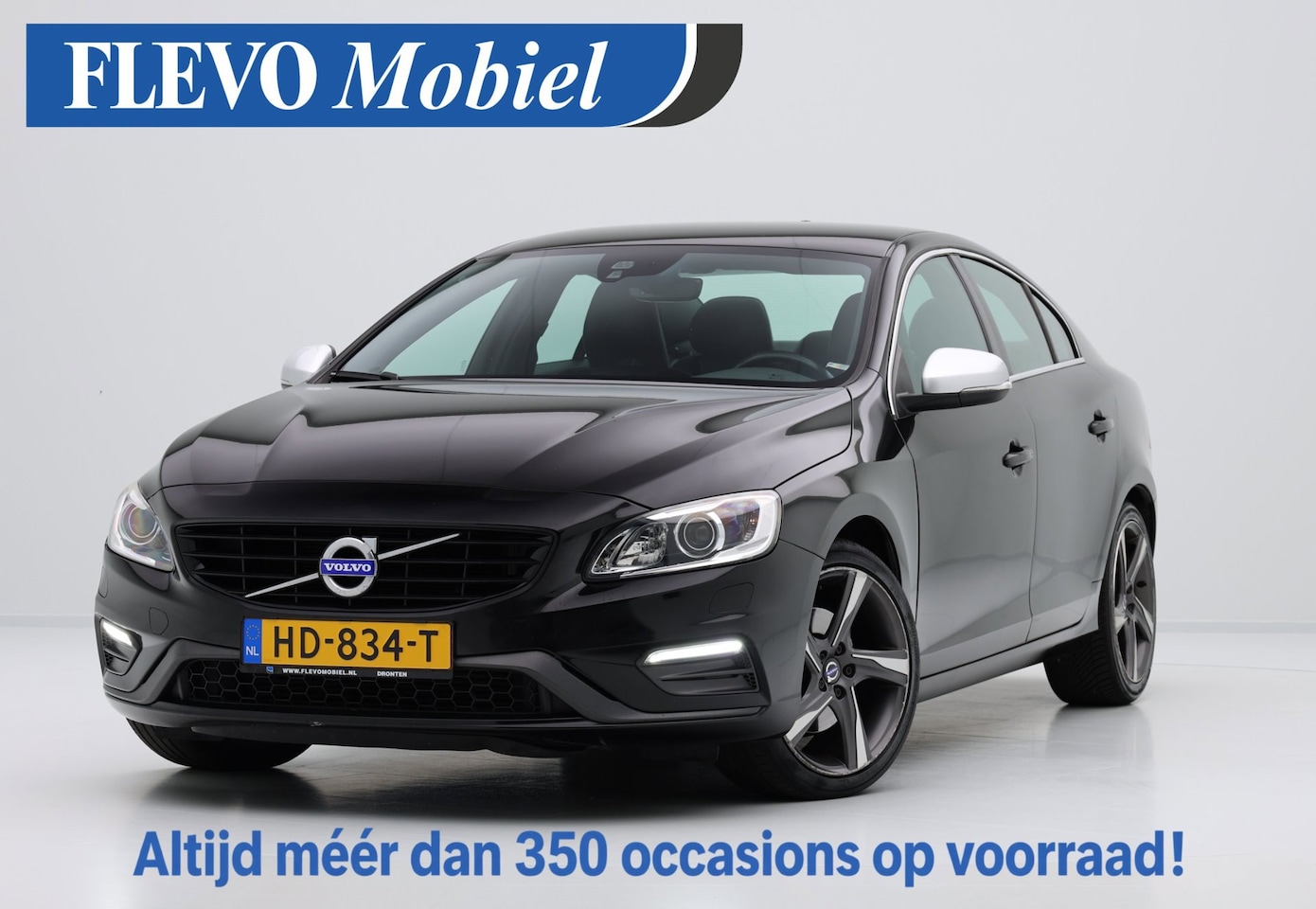 Volvo S60 - 2.0 D2 R-Design Business Navi|Leder-Alcantara|LMV - AutoWereld.nl