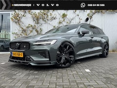 Volvo V60 - 2.0 T6 Plug-in hybrid AWD Ultra Dark | Heico Bodykit + Uitlaat + Verlaging | 21 Inch | Hea