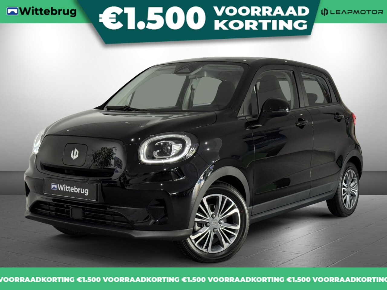 Leapmotor T03 - Design 37.3 kWh Volledig Elektrisch met 265 km WLTP Range, Airconditioning, Panoramadak, A - AutoWereld.nl