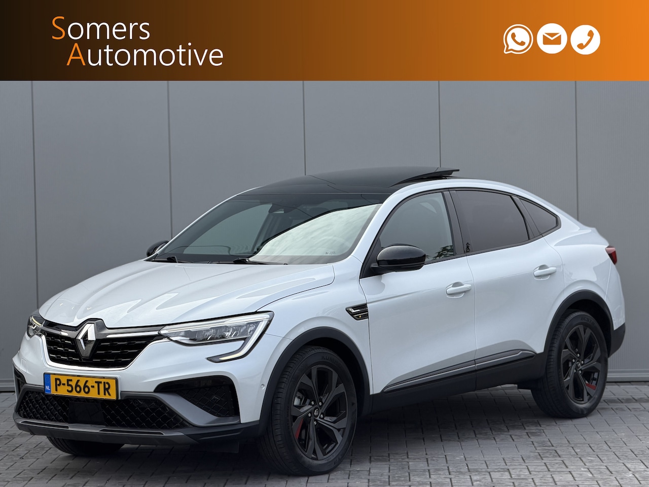 Renault Arkana - 1.6 E-Tech Hybrid 145 R.S. Line | Panorama | Leder | Adaptive Cruise | Stuurverwarming - AutoWereld.nl