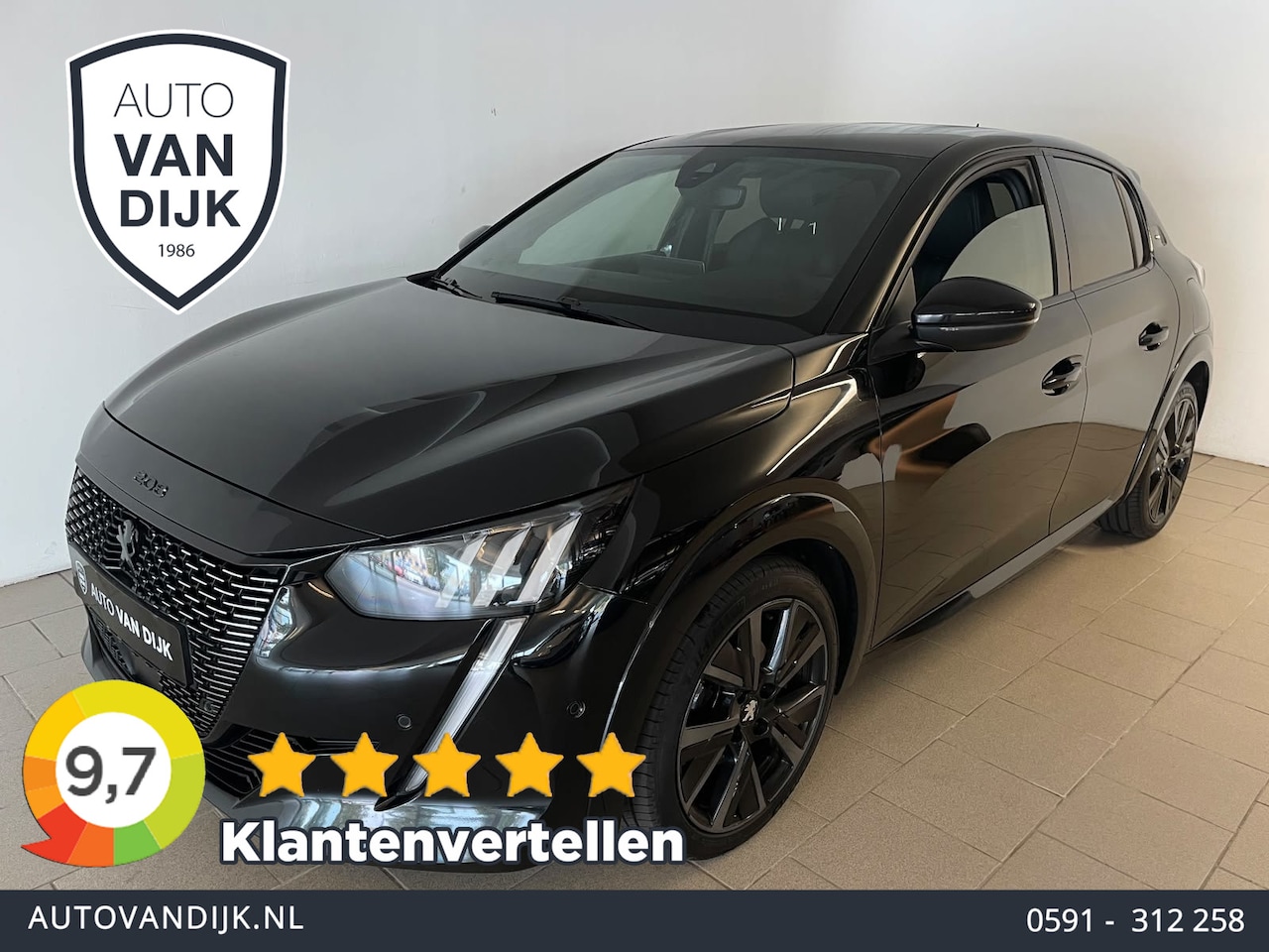 Peugeot 208 - 1.2 PureTech GT 130PK AUTOMAAT LEER PANO AIRCO NAVI CRUISE APPLE CARPLAY STOELVERW 3D COCK - AutoWereld.nl
