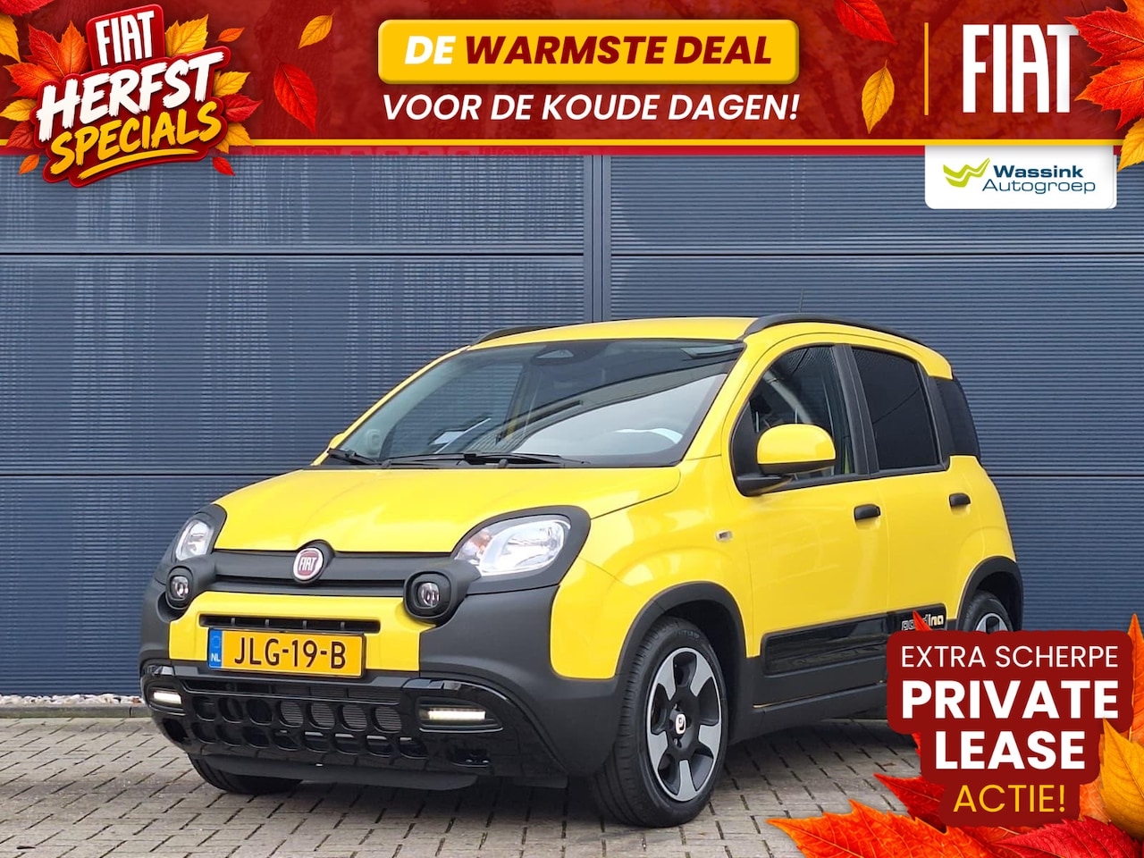 Fiat Panda - 1.0 70pk Pandina | Cruise Control | Airco | Apple CarPlay/ Android Auto | - AutoWereld.nl