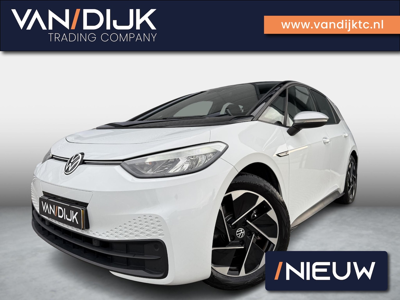 Volkswagen ID.3 - First 58 kWh ✓SOH 90.4% ✓Full LED ✓Sfeerverlichting ✓Navigatie ✓Lichtmetaal 18" ✓Parkeerse - AutoWereld.nl