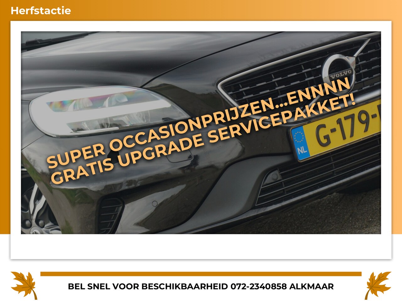 Volvo V40 - 1.5 T3 R-Design - Onyx Black - Full Led/Alcantara/Camera/Mirrorscreen - AutoWereld.nl