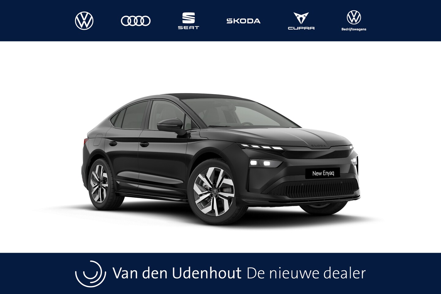 Skoda Enyaq Coupé iV - 85 Elektromotor 286 1AT Sportline | Chrome interieur accenten | Driving mode select | LED - AutoWereld.nl