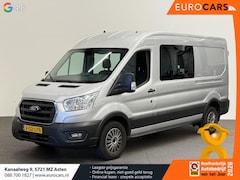 Ford Transit - 350 2.0 TDCI L3H2 Dubbele Cabine Trend Airco Cruise Control Trekhaak Parkeersensoren
