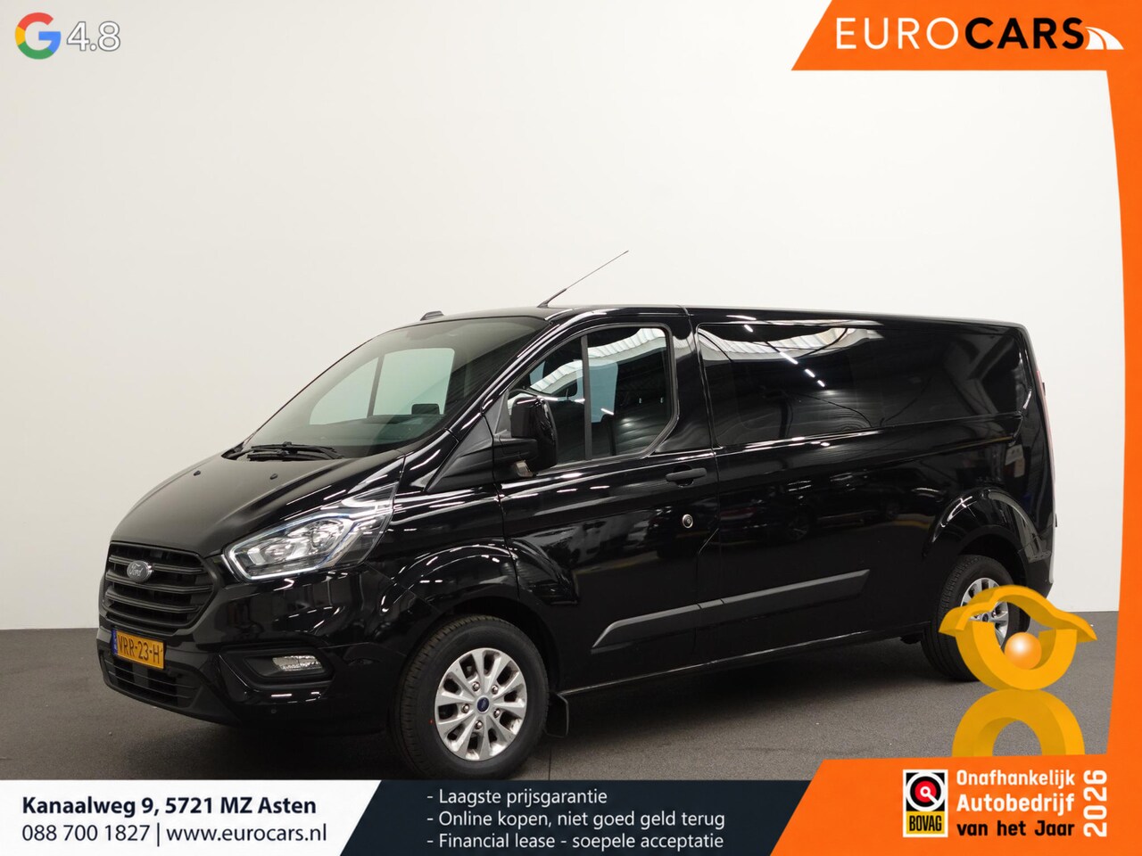 Ford Transit Custom - 300 2.0 TDCI L2H1 Trend Dubbele Cabine Airco Bluetooth Navigatie Trekhaak - AutoWereld.nl