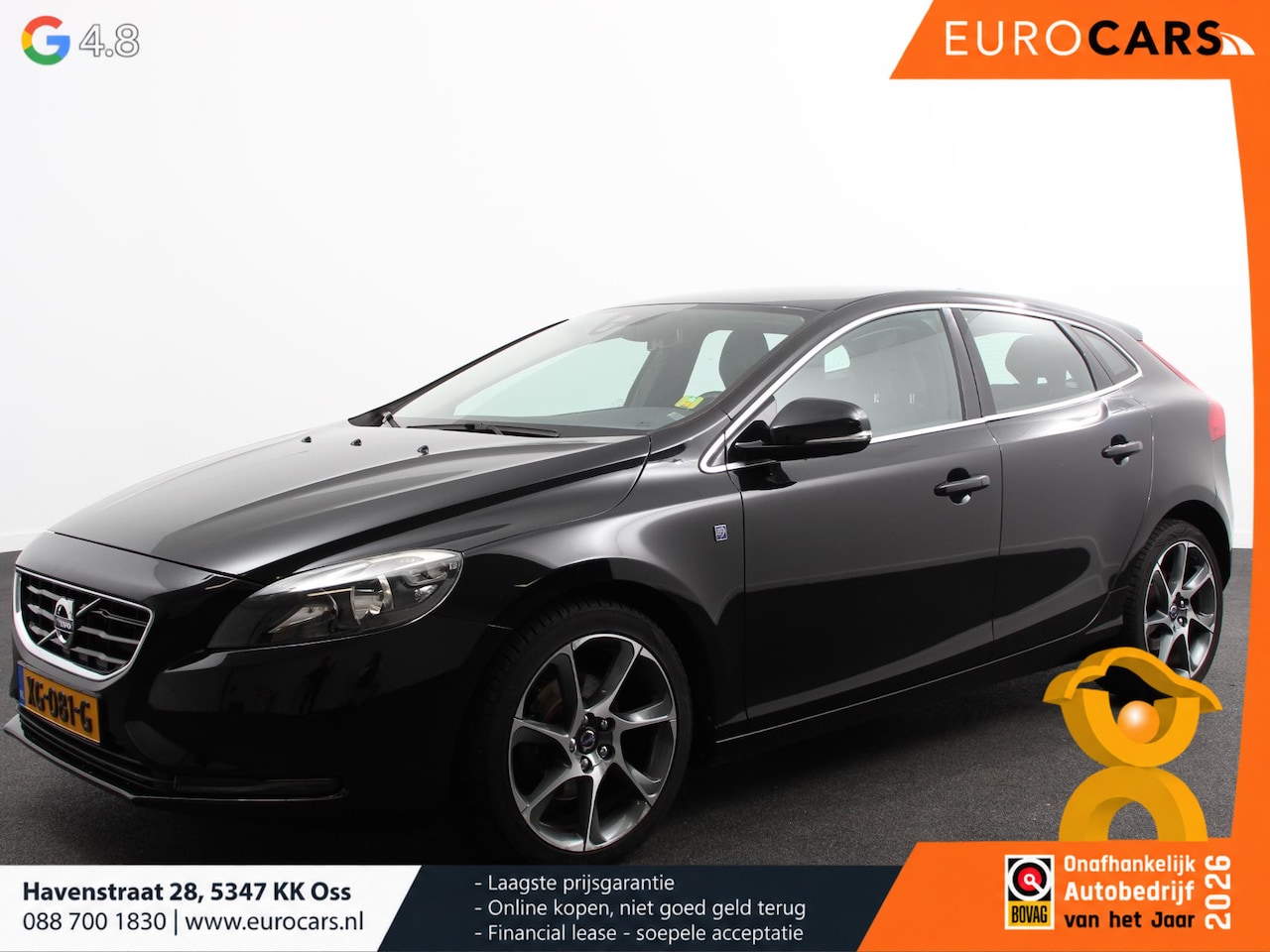 Volvo V40 - 2.0 T2 Ocean Race Climate Control Navigatie Lederen bekleding Parkeersensoren Trekhaak Lic - AutoWereld.nl