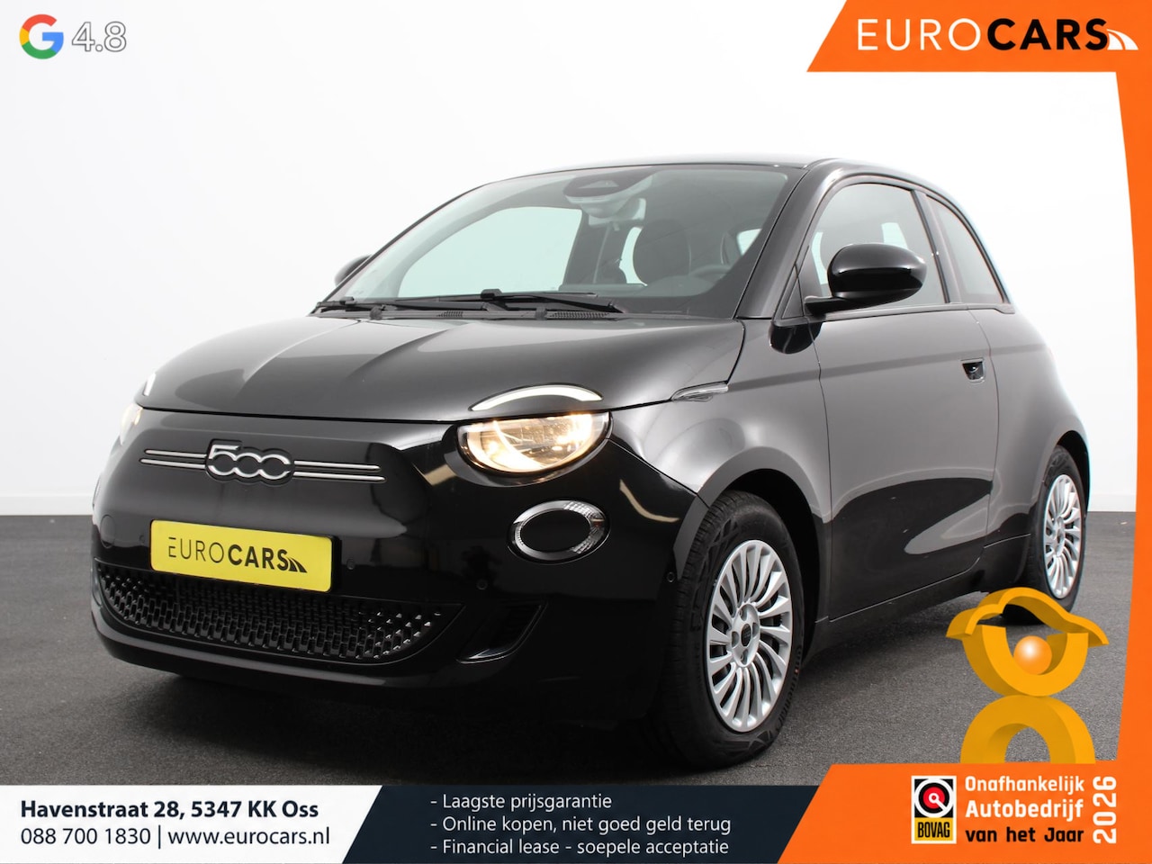 Fiat 500e - Berline 42 kWh Automaat Climate control Cruise control Achteruitrijcamera Led Navigatie Ap - AutoWereld.nl