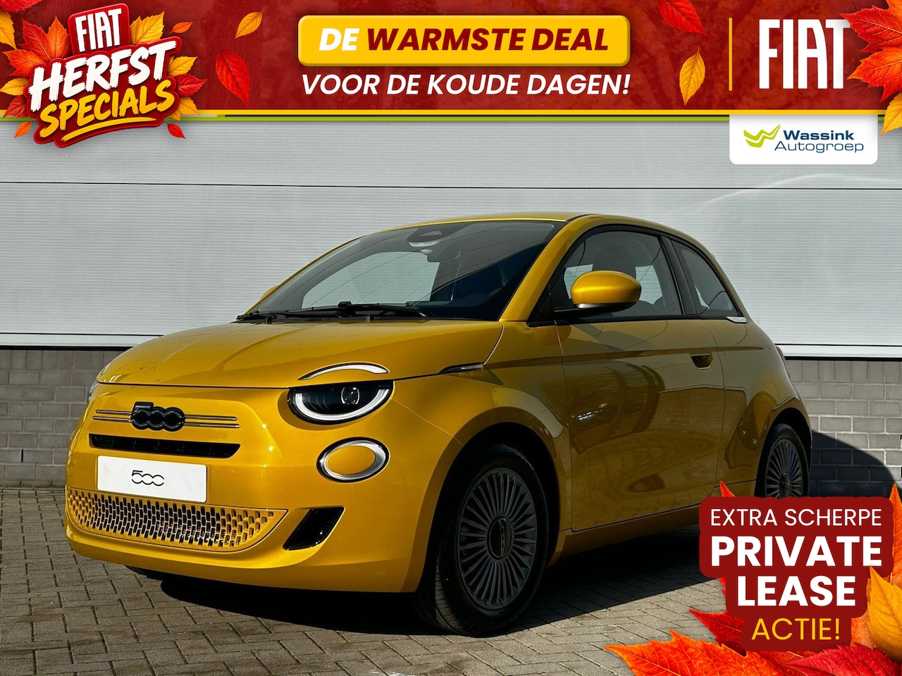 Fiat 500 - Hybrid 65 pk Torino Launch Edition | Apple Carplay / Android Auto | Parkeersensoren Achter - AutoWereld.nl