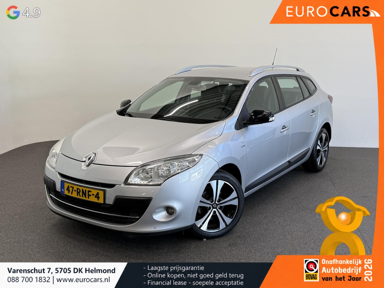 Renault Mégane Estate - 2.0 Bose Automaat Trekhaak Navigatie Parkeersensoren Cruise Control Climate Control HiFi s - AutoWereld.nl