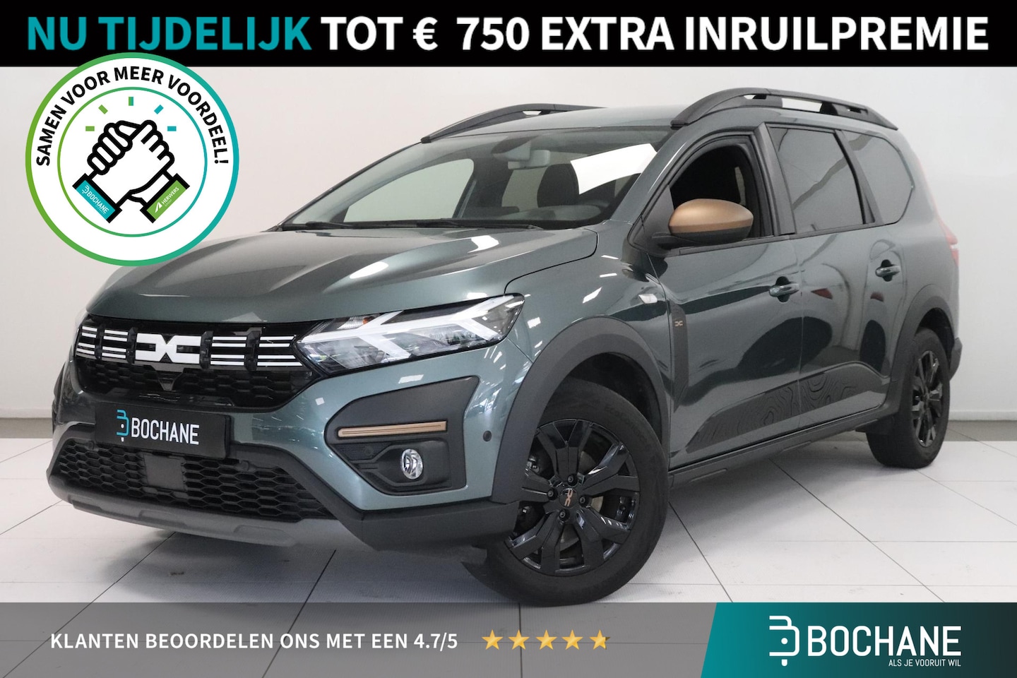 Dacia Jogger - 1.6 Hybrid 140 Extreme 5p. | Camera | Climate control | Cruise control | Navigatie | Dode - AutoWereld.nl