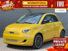 Fiat 500e - Icon 42 kWh | Cruise Control | Lane Assist | Stoelverwarming | Apple Carplay | Navigatie |