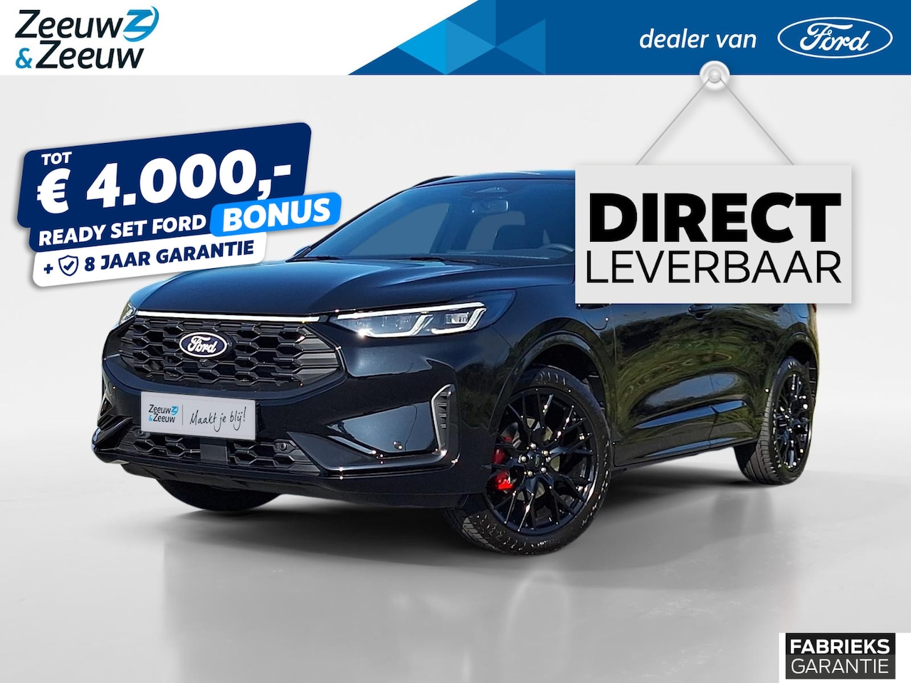 Ford Kuga - 2.5 PHEV ST-Line X | Black Pack | Winterpack | 2+6 jaar garantie | Matrix Ledkoplampen | E - AutoWereld.nl