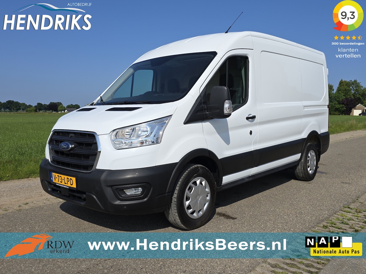 Ford Transit - 350 2.0 TDCI L2 H2 - 130 Pk - Euro 6 - Airco - Cruise Control - AutoWereld.nl