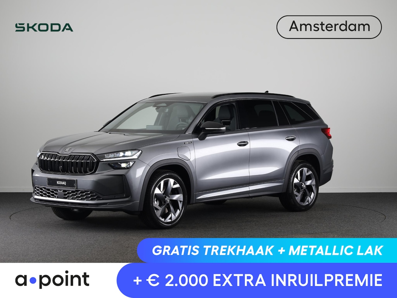 Skoda Kodiaq - Sportline Business PHEV 1.5 TSI 204 pk | Trekhaak | Blind Spot | Adaptive Cruise | Stoelve - AutoWereld.nl