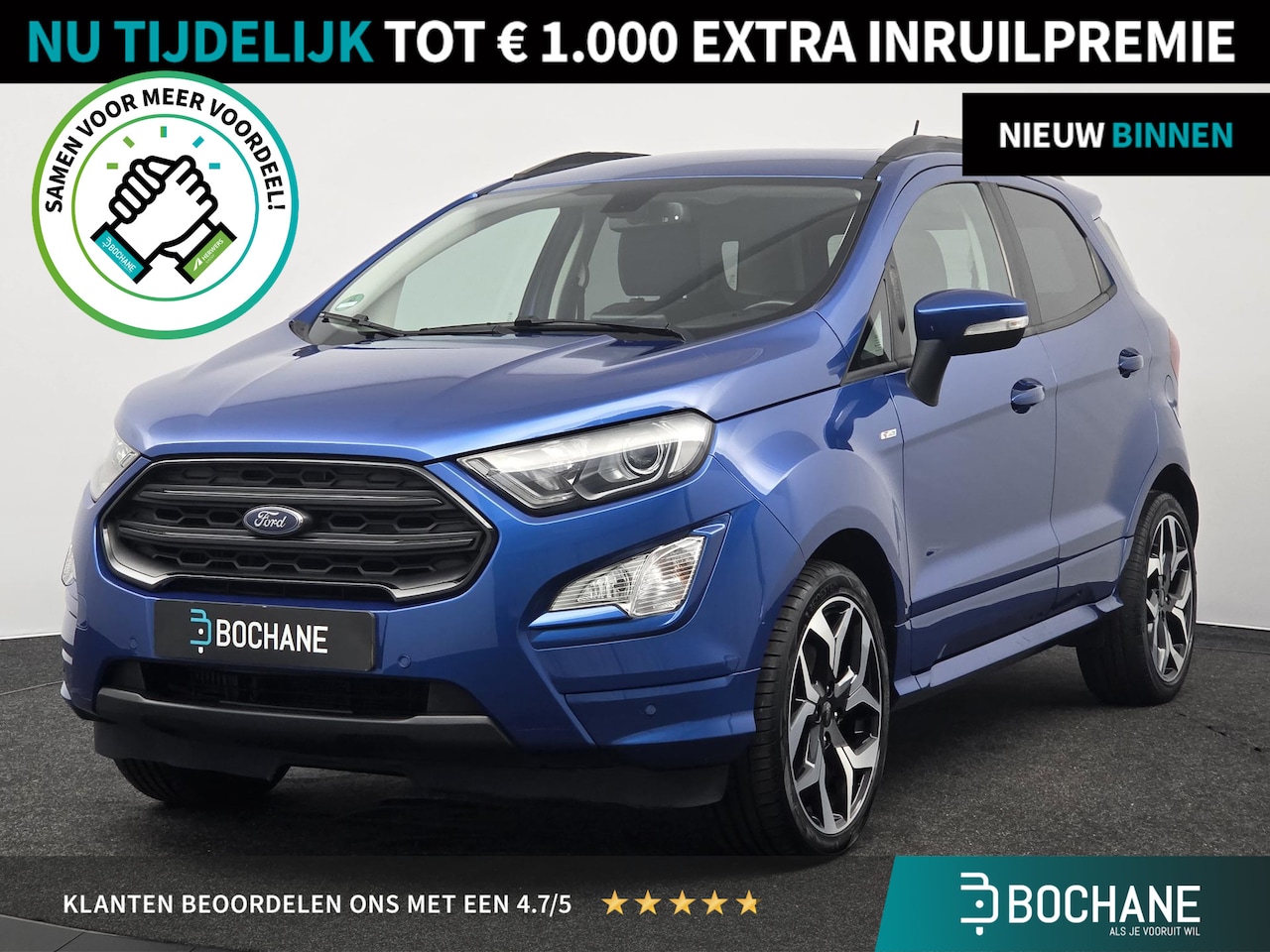 Ford EcoSport - 1.0 125pk EcoBoost ST-Line | EL.Schuifdak | B&O Audio | Winter Pack | - AutoWereld.nl