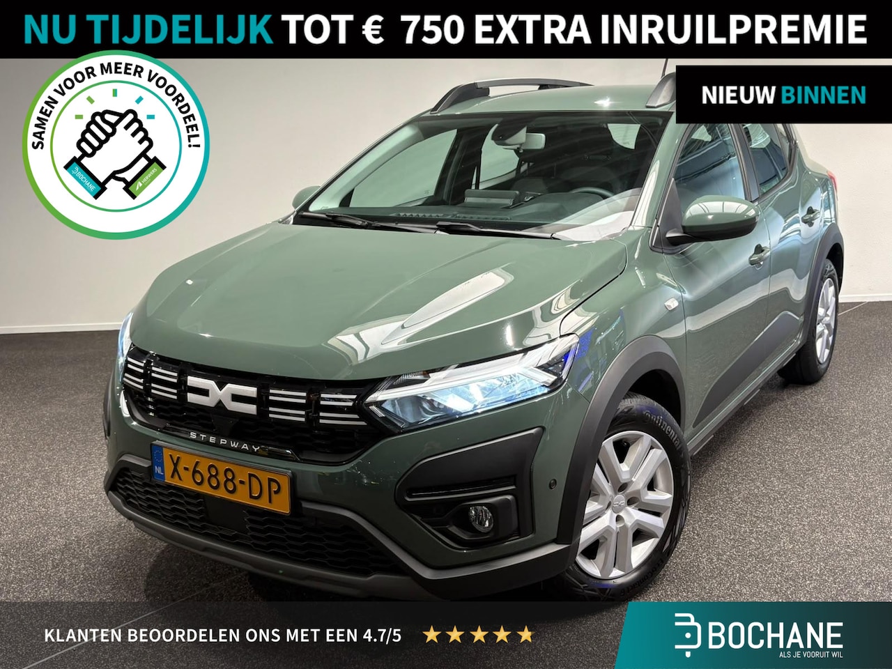 Dacia Sandero Stepway - 1.0 TCe 100 ECO-G Expression | Camera | Blind Spot Detectie | Airco | LPG | - AutoWereld.nl