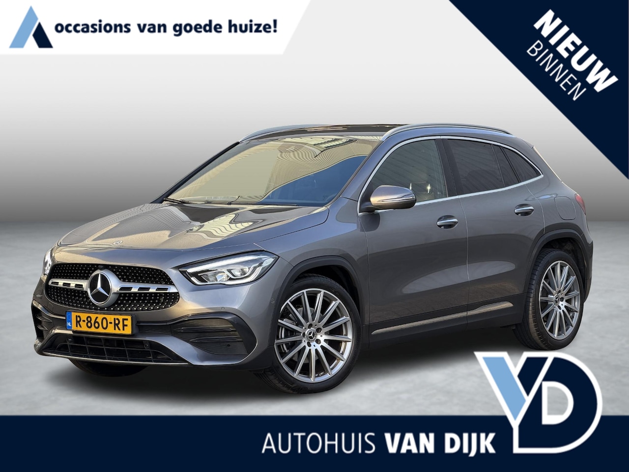 Mercedes-Benz GLA-Klasse - 180 AMG Line | NL-Auto/Carplay/Camera/Sfeerverlichting/Privacy Glass - AutoWereld.nl