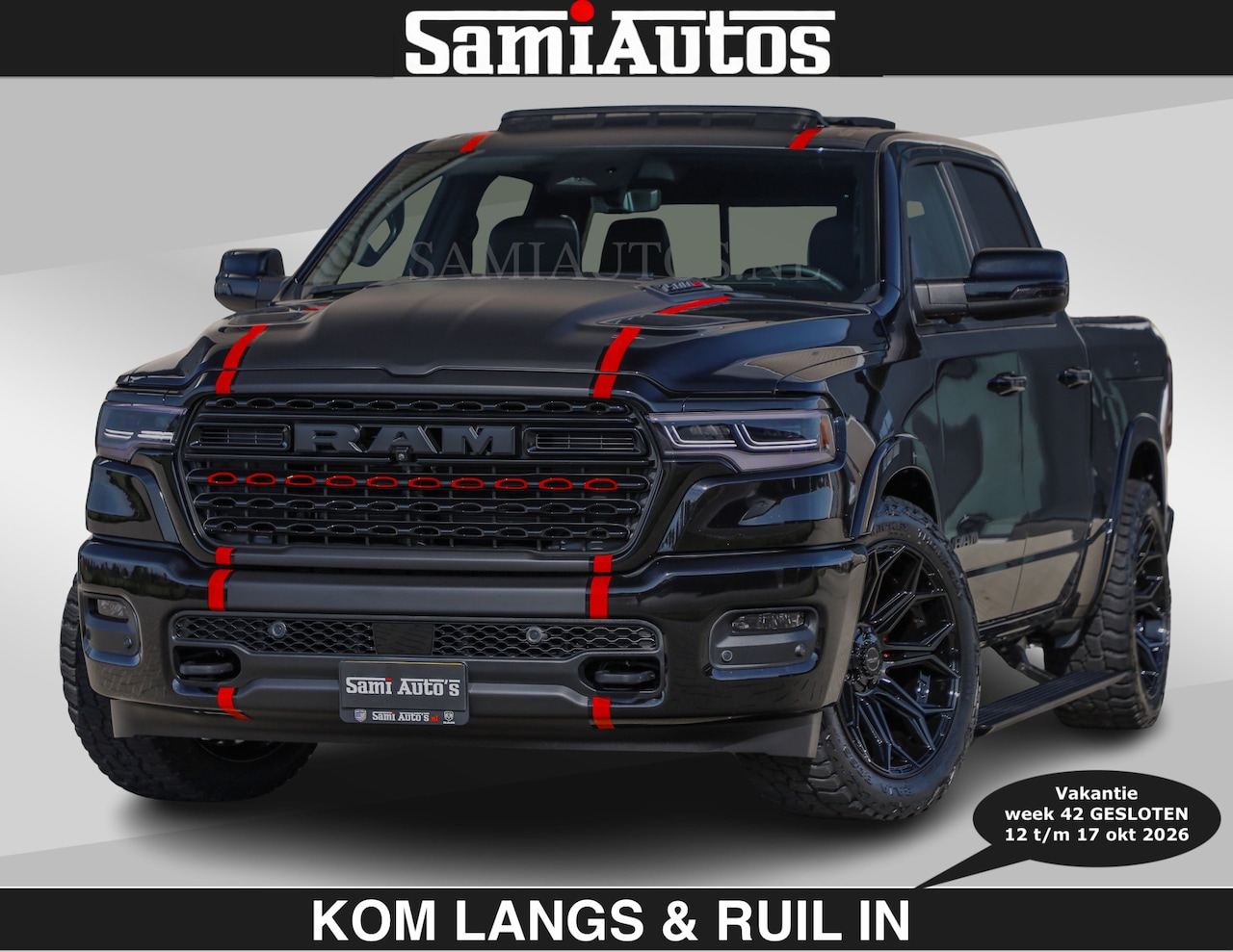 Dodge Ram Pick Up - Limited 540 PK | €84950,- excl De Meest Luxe en Volle in zijn Klasse | Massage + Full Opti - AutoWereld.nl