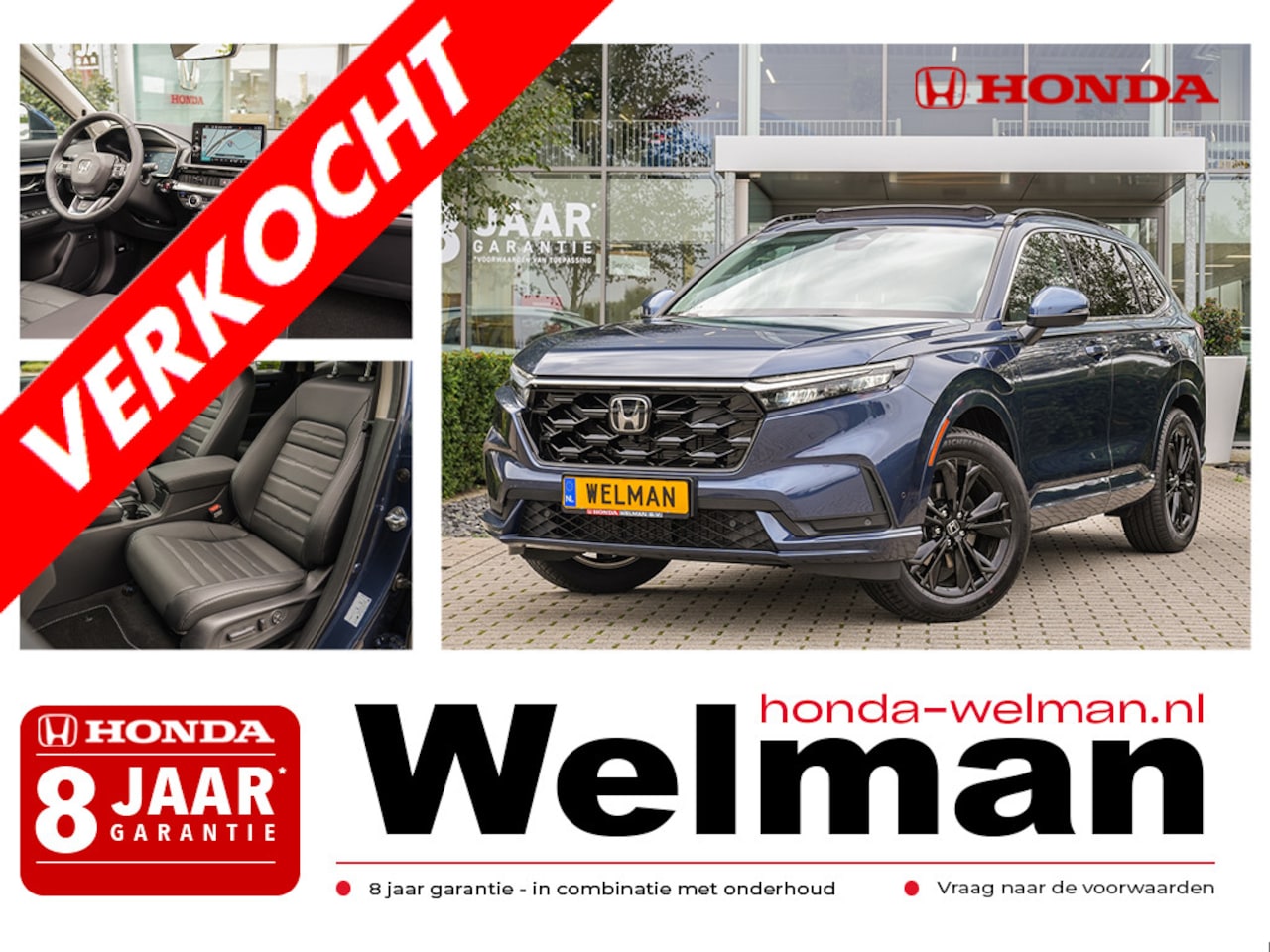 Honda CR-V - 2.0i e:PHEV ADVANCE TECH - NIEUW - PLUG -IN HYBRID - AutoWereld.nl