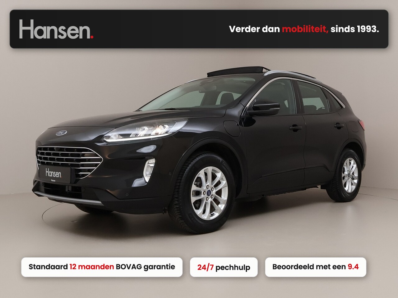 Ford Kuga - 2.5 PHEV Titanium I Panoramadak I Adaptive Cruise I Stoelverwarming I CarPlay I Camera I K - AutoWereld.nl