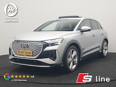 Audi Q4 e-tron - 40 S Line 77 kWh 204pk Dealer O.H. | Panodak | Adaptive Cruise | Head Up | Camera | Matrix