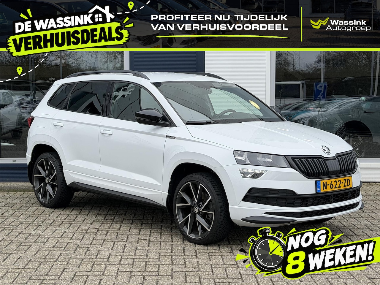 Skoda Karoq - 1.5 TSI 150 pk DSG Sportline Business | Stoelverwarming | Adaptieve Cruise Control | Navig - AutoWereld.nl
